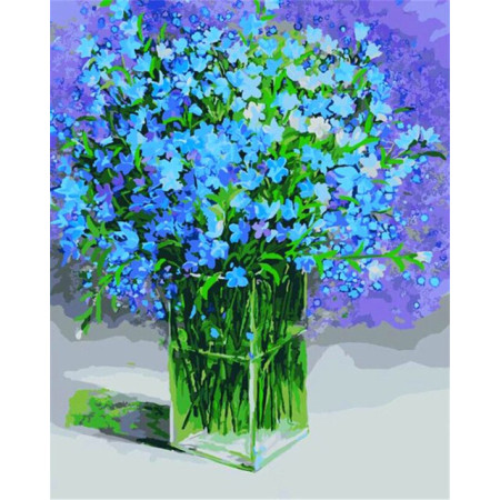  Boeket Turbleu-bloemen Diamond Painting bloemen