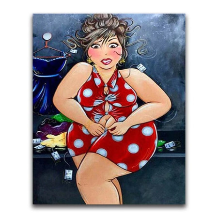  Jeanine Gets Dressed Diamond Painting Characters