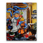  Woman with Her Children Diamond Painting Characters