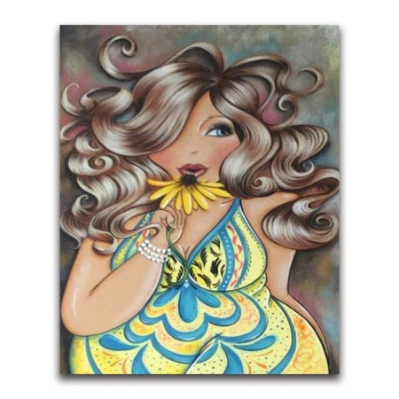  – Chantal im Abendkleid Diamond Painting Figuren