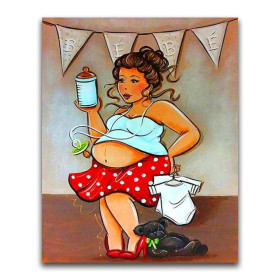  Schwangere Frau Diamond Painting Figuren
