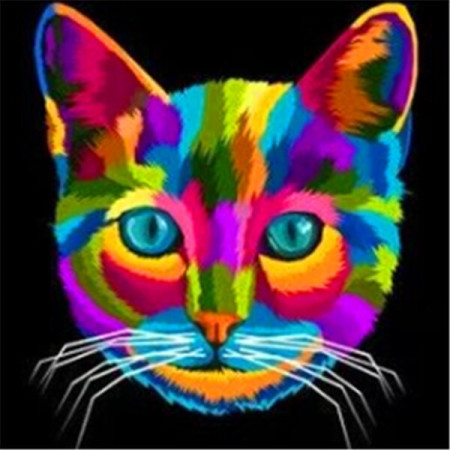  Kat: De kattencaleidoscoop Diamond Painting Katten