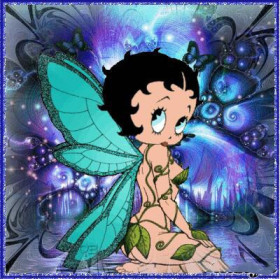 Pittura a diamante Farfalla di Betty Boop Diamond Painting di Betty Boop