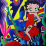 Diamantschilderij Betty Boop Picasso Diamond Painting Betty Boop