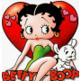  – Betty Boop Herz und Hund Diamond Painting Betty Boop