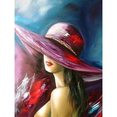  Woman in a Hat Carolina Diamond Painting Characters
