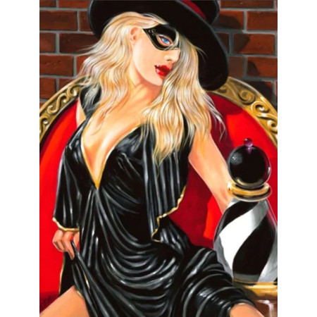  Femme Au Chapeau Liliana Diamond Painting Personnages