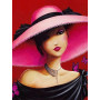  Woman in Hat Laura Diamond Painting Characters