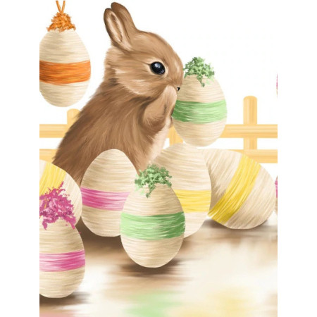  Le Petit Lapin de Pâques Diamond Painting Pâques