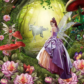  Schmetterlingsmädchen Chloe Diamond Painting Cartoons