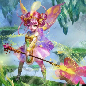  Schmetterlingsmädchen Mila Diamond Painting Cartoons