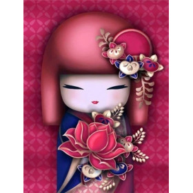  Kimono Girl Aiko Diamond Painting Japanese Manga