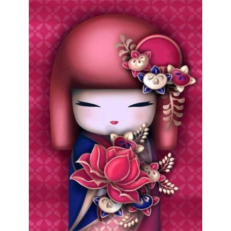  Kimonomeisje Aiko Diamond Painting Japanse Manga