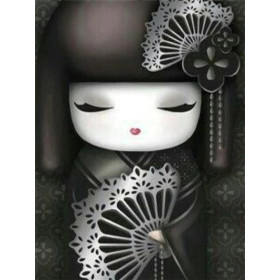  Ragazza Kimono Akimasa Diamond Painting Manga giapponese