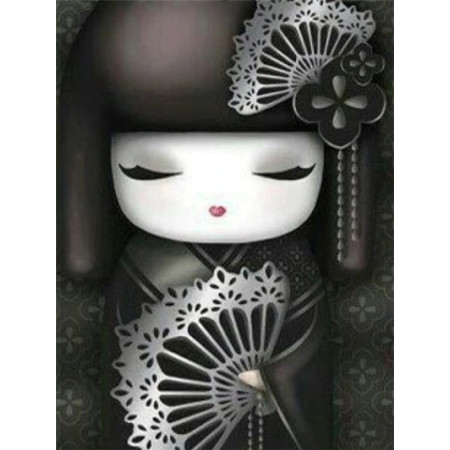  Ragazza Kimono Akimasa Diamond Painting Manga giapponese