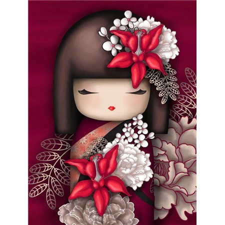  Kimono Akiyoshi Diamond Painting Manga Japonais