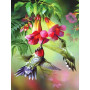  Le Festin des Colibris Diamond Painting Oiseaux