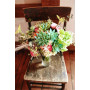  Irina Bloemen op een stoel Diamond Painting bloemen