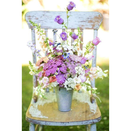  Lena Flowers on a Chair Diamond Painting Flowers