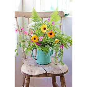  Flowers Ludmila on a Chair