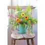  Ludmila Sur Une Chaise Diamond Painting Fleurs