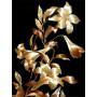  Black and Yellow Flowers Emy Diamond Painting Flowers