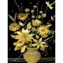  Noires Et Jaunes Yasmine Diamond Painting Fleurs