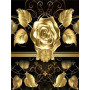  Black and Yellow Flowers Mathilde Diamond Painting Flowers