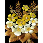  Noires Et Jaunes Inès Diamond Painting Fleurs