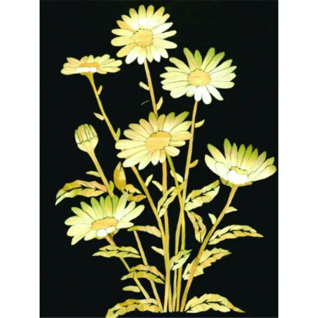  Noires Et Jaunes Léna Diamond Painting Fleurs