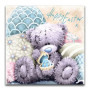  Frohe Ostern, Teddybär Diamond Painting Teddybären