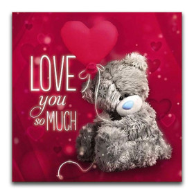  Teddy Bear Love You So Much Teddy Bear Diamond Painting