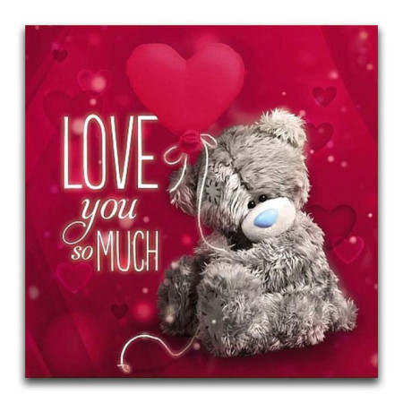  Teddybeer houdt zoveel van je Diamond Painting Beertjes