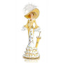  Bernsteinfarbenes Damenkleid Diamond Painting Figuren