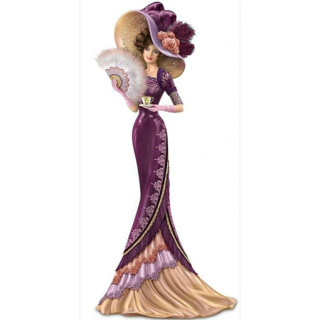  Anna Damenkleid Diamond Painting Figuren