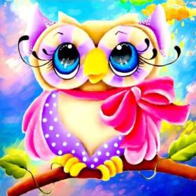  Owl Drawing Alexei Cartoon Diamond Painting