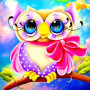  Owl Drawing Alexei Cartoon Diamond Painting