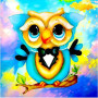  Hibou Dessin Arkadi Diamond Painting Dessins animés