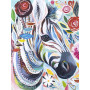  Zebra schilderijkleuren Diamond Painting Cartoons
