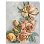  Beata Rose e fiori di peonia Diamond Painting Fiori