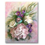 Pink Flowers and Peony Melanie Diamond Painting Flowers
