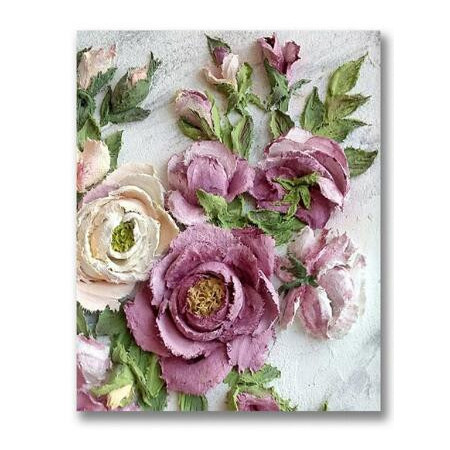  Rosenund Pfingstrosenblüten Monika Diamond Painting Blumen