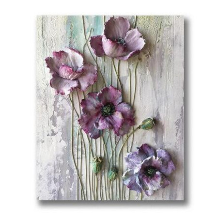  Roze bloemen en pioenroos Natascha Diamond Painting bloemen