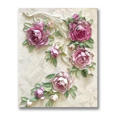  Rosenund Pfingstrosenblüten Nora Diamond Painting Blumen