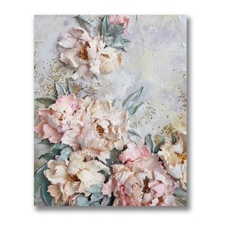  Rose Et Pivoine Renate Diamond Painting Fleurs