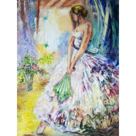  Pittura 5D di una donna Elisabeth Personaggi di Diamond Painting
