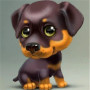  Rottweiler aux Grands Yeux Diamond Painting Chiens