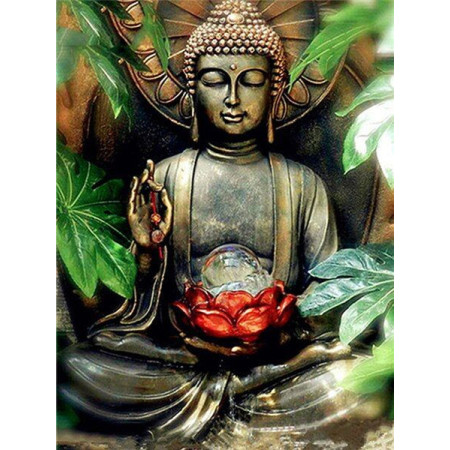  Boeddha Lamon Diamond Painting Religies