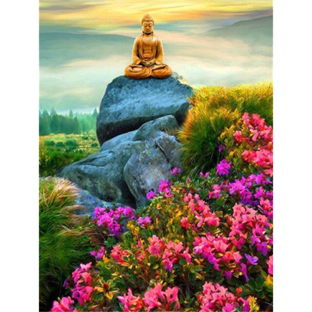  Buddha Sajja Diamond Painting Religions