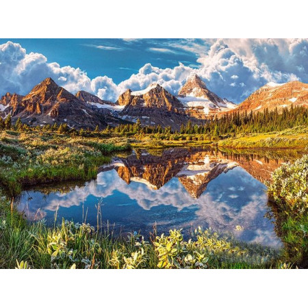  Landschaft: Der Spiegel der Berge Diamond Painting Berge